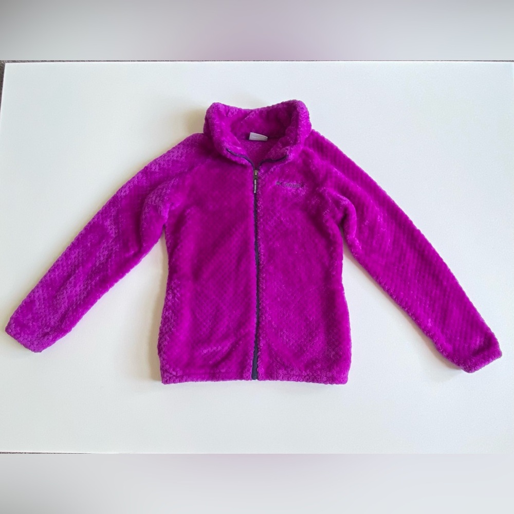 Columbia zip up. Girls L 14/16
